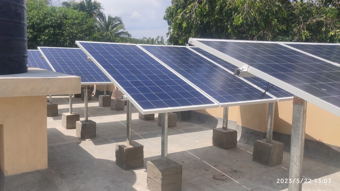 CPWD commercial rooftop solar installation in Andaman