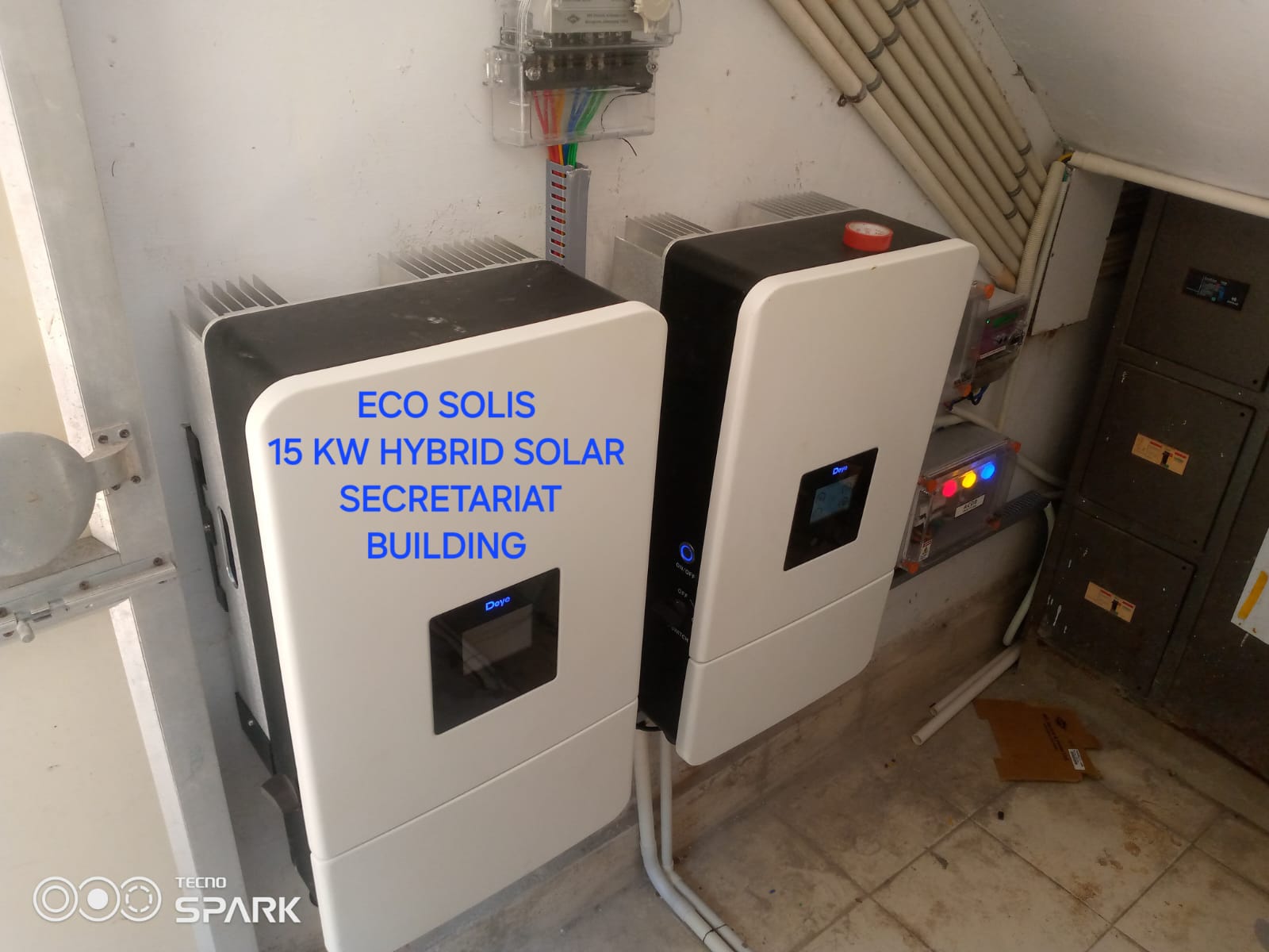 Secretariat 15 kW hybrid commercial solar installation in Andaman